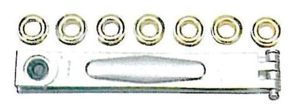 Occhiellatrice Per Teloni Con 10 Anelli Oreca Set 5 Pezzi - Oreca New