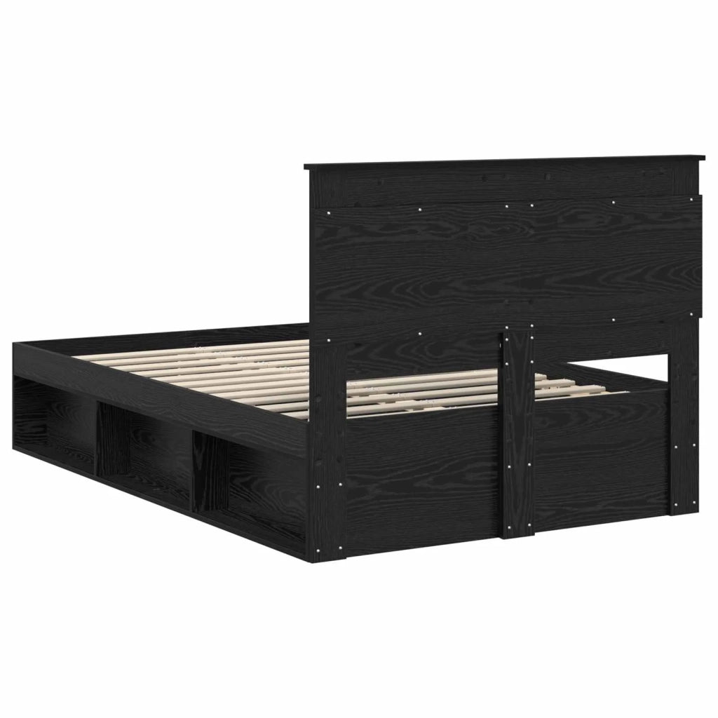 Struttura del letto Nero 120 x 190 cm Pino massello 3410113