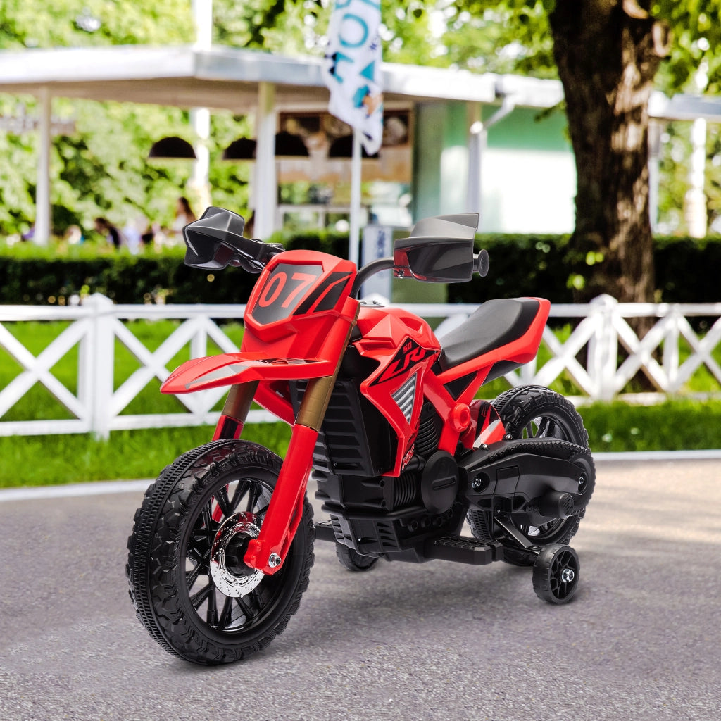 Moto elettrica per bambini 3-8 anni ¨C Minimal ¨C rosso