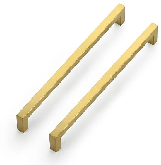 Greppini per mobili - 15 pezzi - Color oro - Acciaio inossidabile - 256 mm