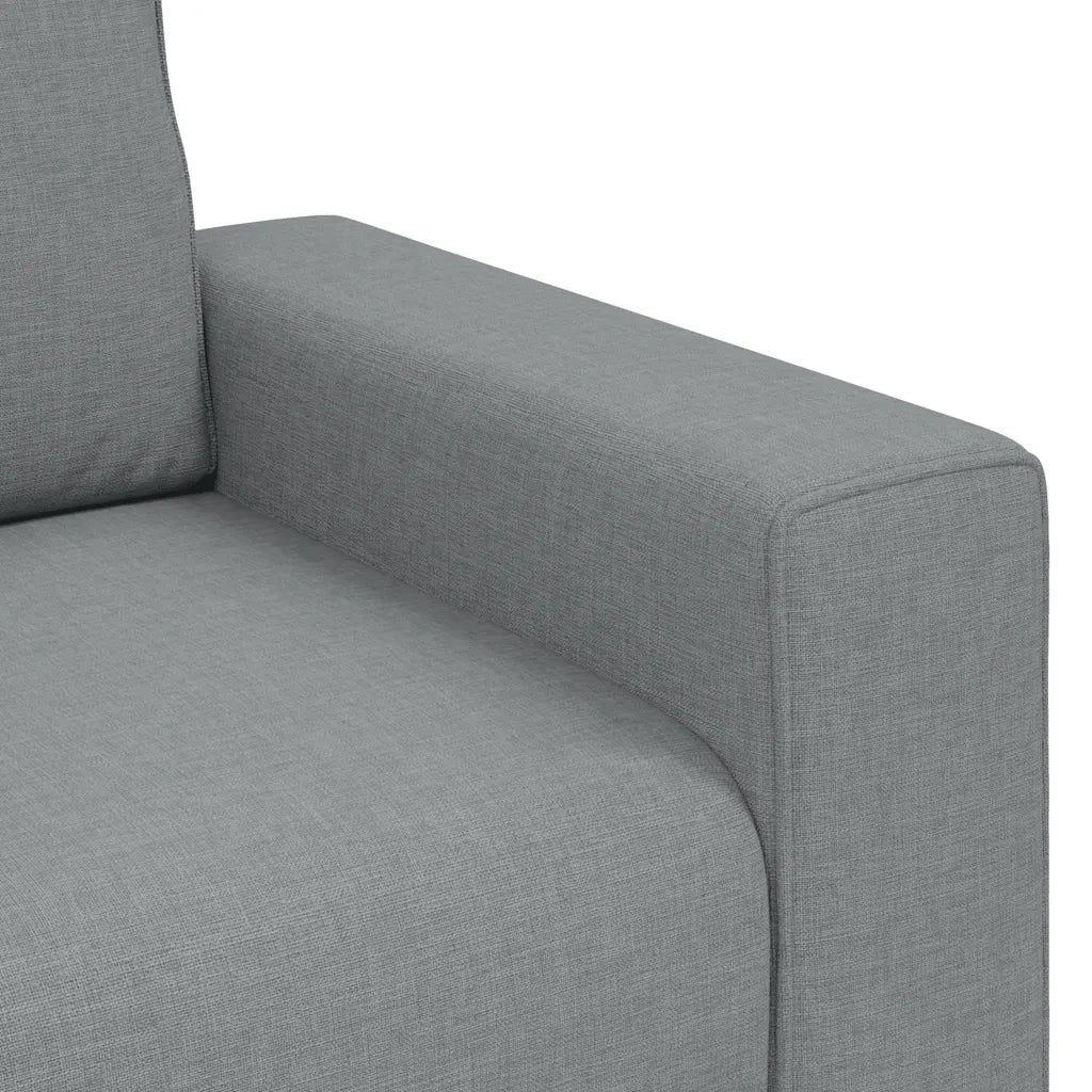 Divano a 2 Posti-Sofa 2 Posti Grigio Chiaro 140 cm in Tessuto 438351