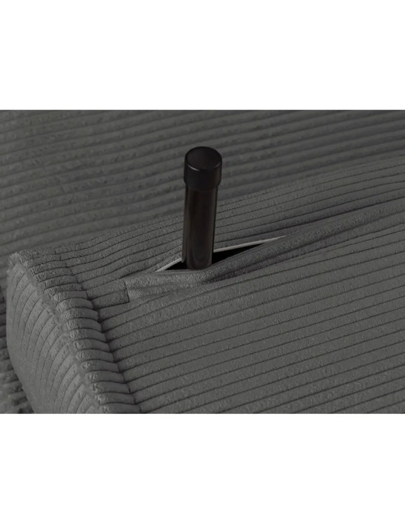 Divano trasformabile retto PRESTO grigio scuro – Divano letto 2 posti