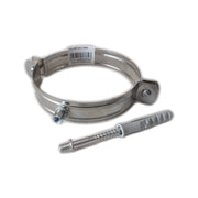 Collare fascetta murale inox 180mm spessore 8 decimi aisi 304