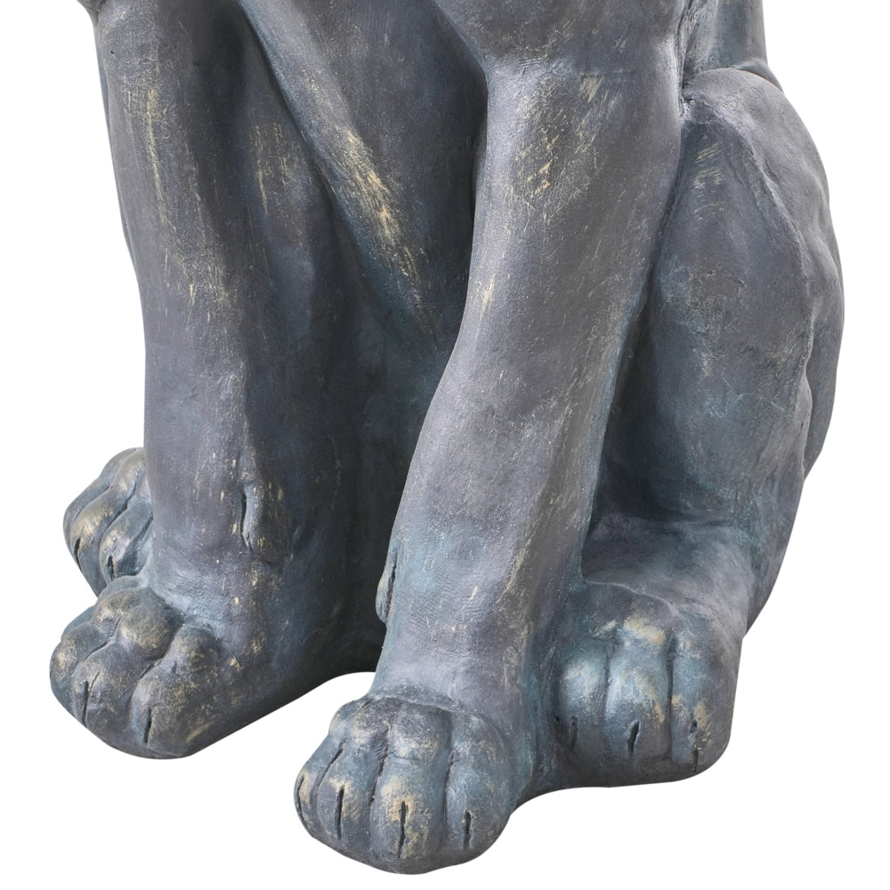 Statuetta decorativa in ferro a forma di bambini marrone Decorazione per interni ed esterni Soggiorno