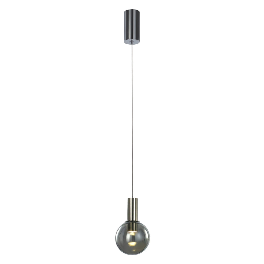 Lampada a sospensione Italux Aria LED cromo Ø10 MD17012002-1A