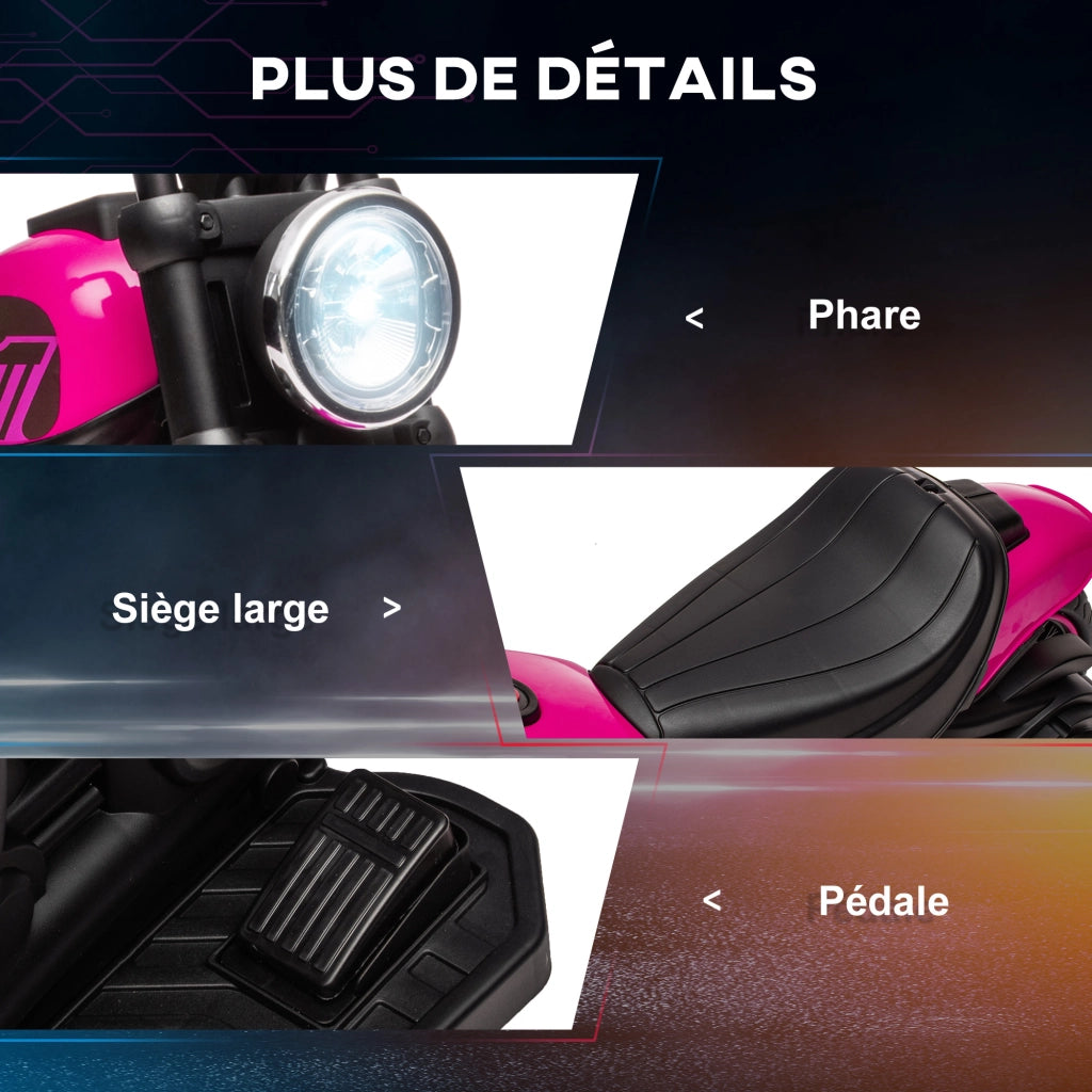 Moto elettrica per bambini ¨C Minimal ¨C rosa
