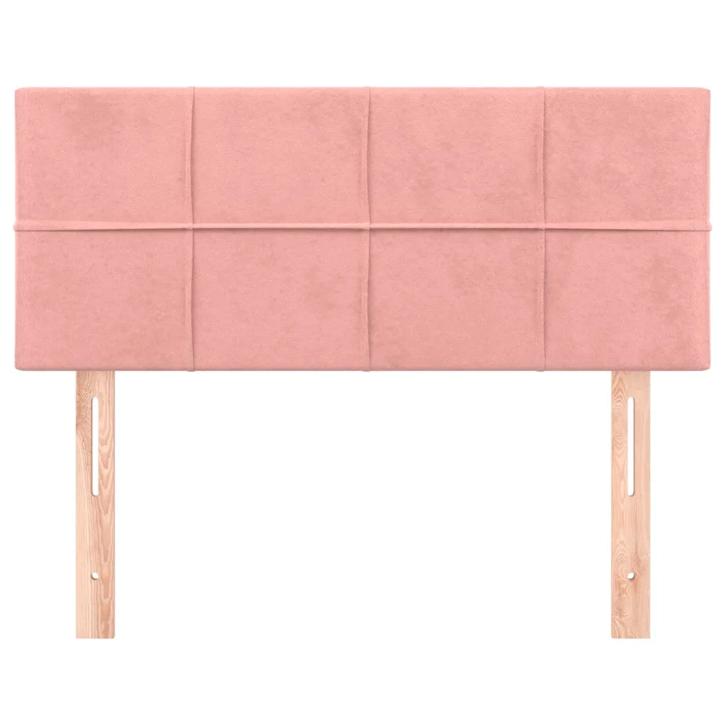 Testiera Rosa 90x5x78/88 cm in Tessuto 346031