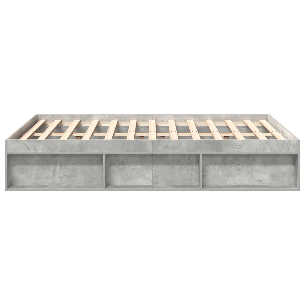 Giroletto-Struttura Letto Grigio Cemento 140x200 cm