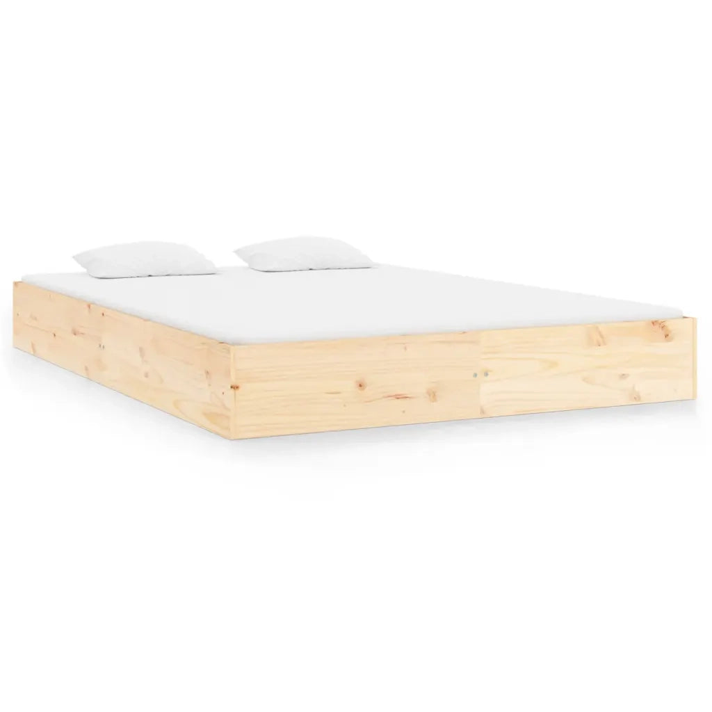 Giroletto senza Materasso Ambrato in Legno Massello 120x200 cm 820047