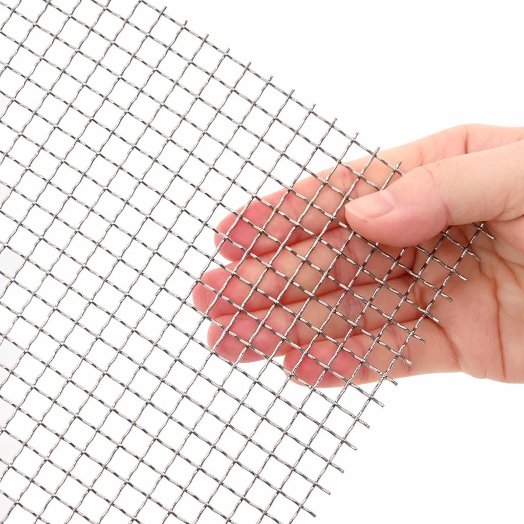 Rete per schermatura 40 x 200 cm 3 Mesh Argento 42039629