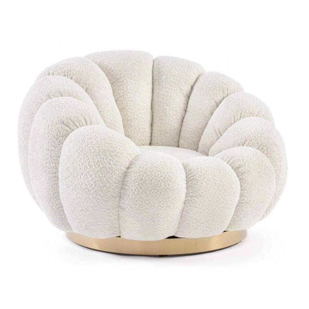 Poltrona Girevole Florel Naturale