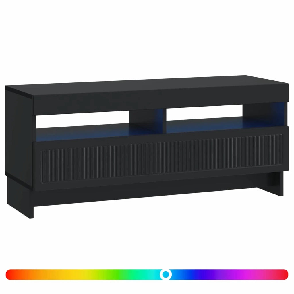 Mobile TV LED Nero Legno ingegnerizzato 896106