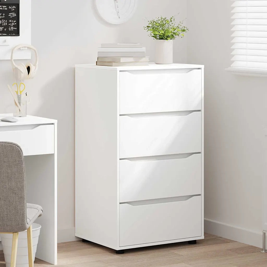 Armadi di Stoccaggio 2 pcs Bianco 60 x 48 x 105 cm