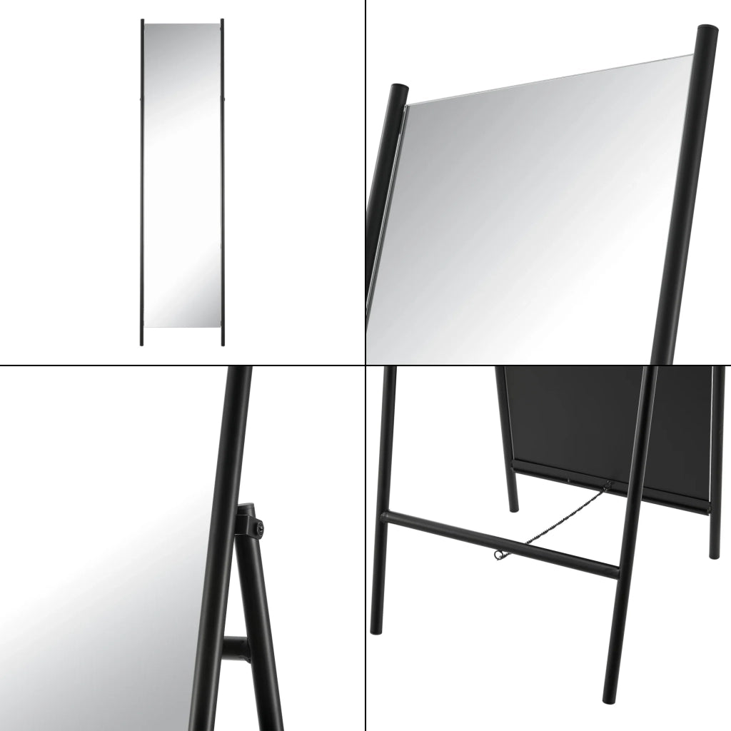 Specchio da terra 160 x 43 x 49 cm nero 03_0007975