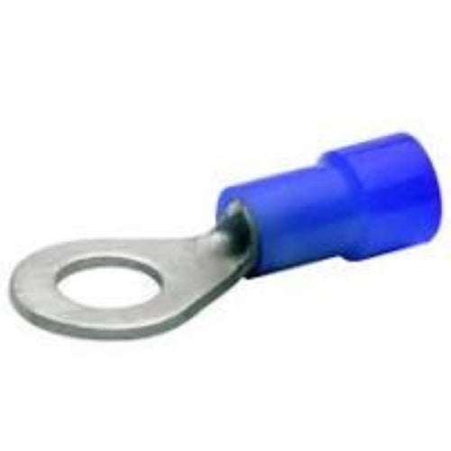 TERMINALE ISOLANTE AD OCHIELLO 2,5 FORO 5 BLU - CONF. 100PZ