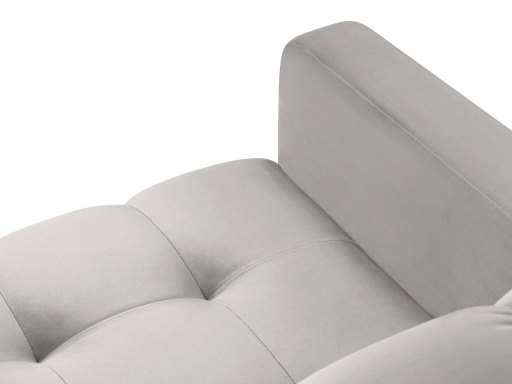 Cosmopolitan Design - Poltrona "Bali" in velluto argento 