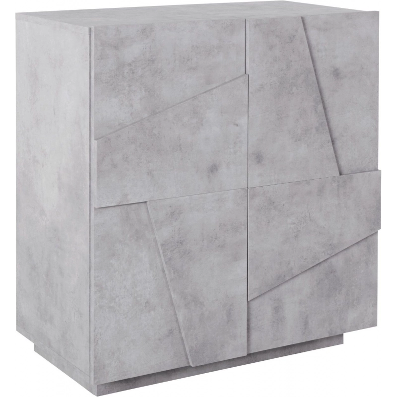 Credenza Ping 80 – 2 ante – Cemento Bronx