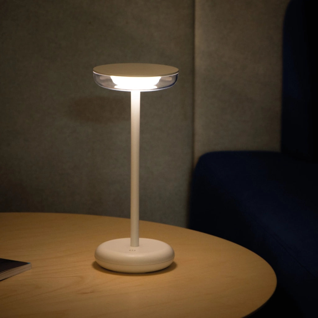Lampada da tavolo LED cordless bianca FLUXY 1,7W Kanlux