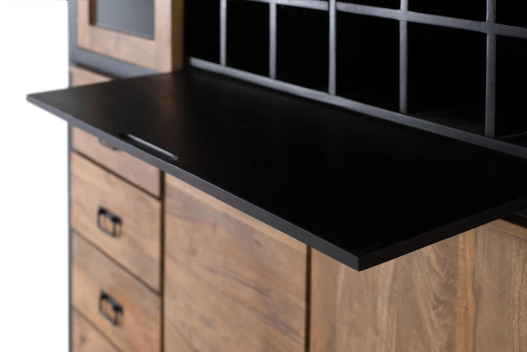 Credenza in legno di mango e metallo