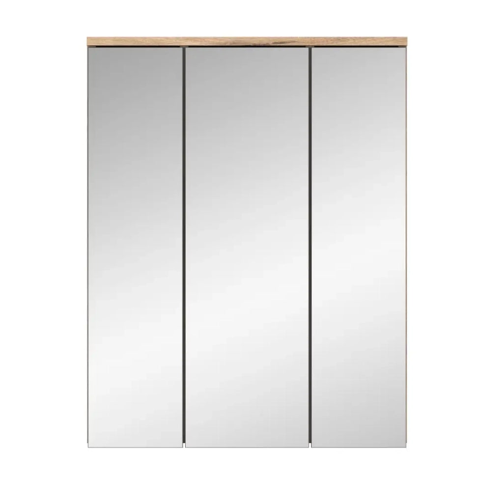 Mobile contenitore con specchi – Rovere chiaro – SELMA