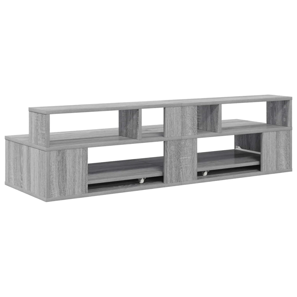 Scrivania studio Sonoma grigio 130 x 42,5 x 36 cm 8006729