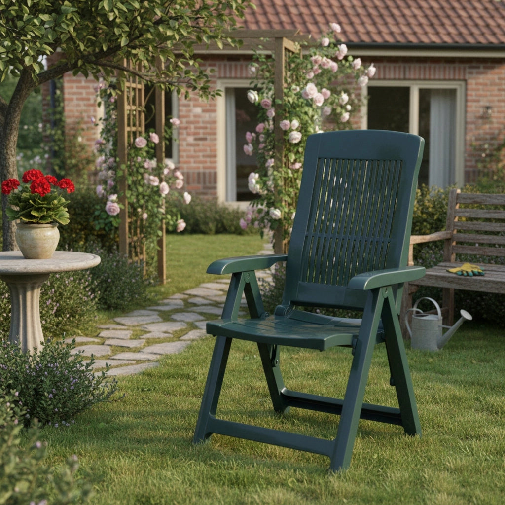Dozier, Sedia da Esterno una Sedia Made in Italy, Verde