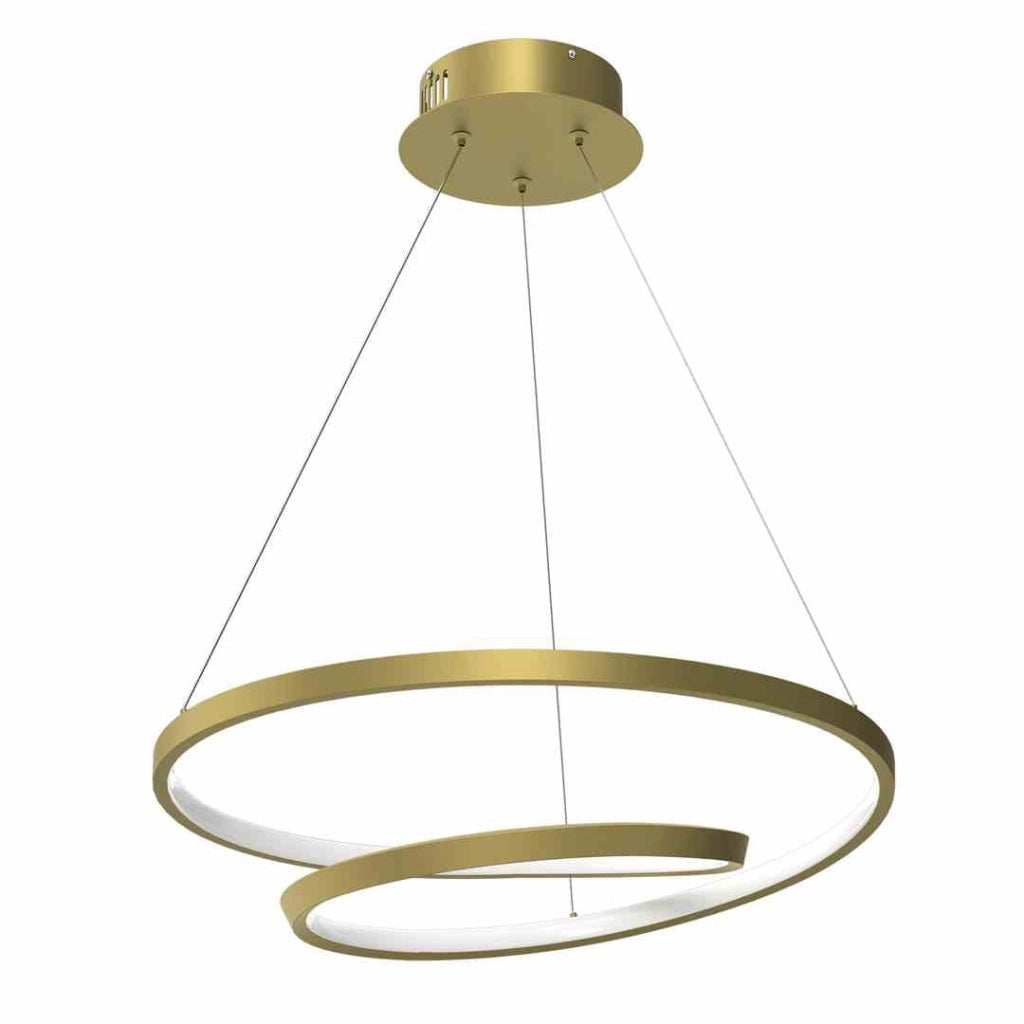 Lampada a sospensione LED oro Lucero Milagro Ø50 48W