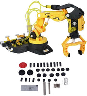 Robotica educativa a braccio idraulico per bambini - Colore giallo - Kit di costruzione per esperimenti scientifici