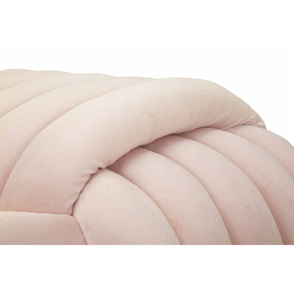 Panca Gomitolo 2, Rosa, Cotone, 90x45x45 cm