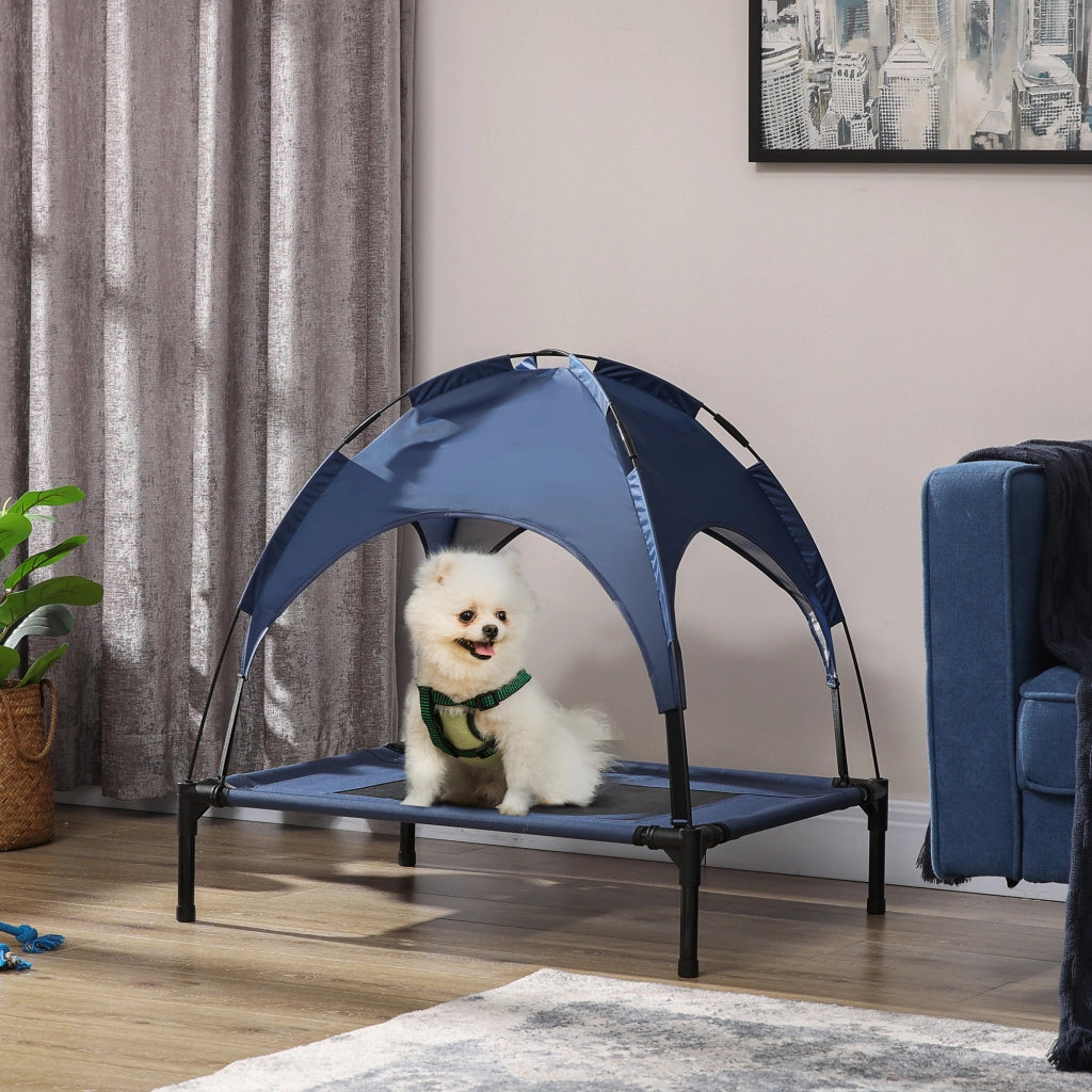 Cuccia per Cani con Baldacchino ¨C zephmum ¨C Blu