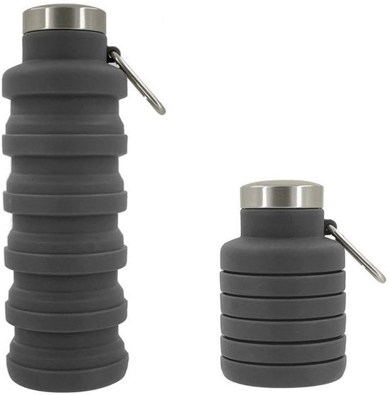 Bicchiere di silicone alimentare 500ml, vuoto a mano