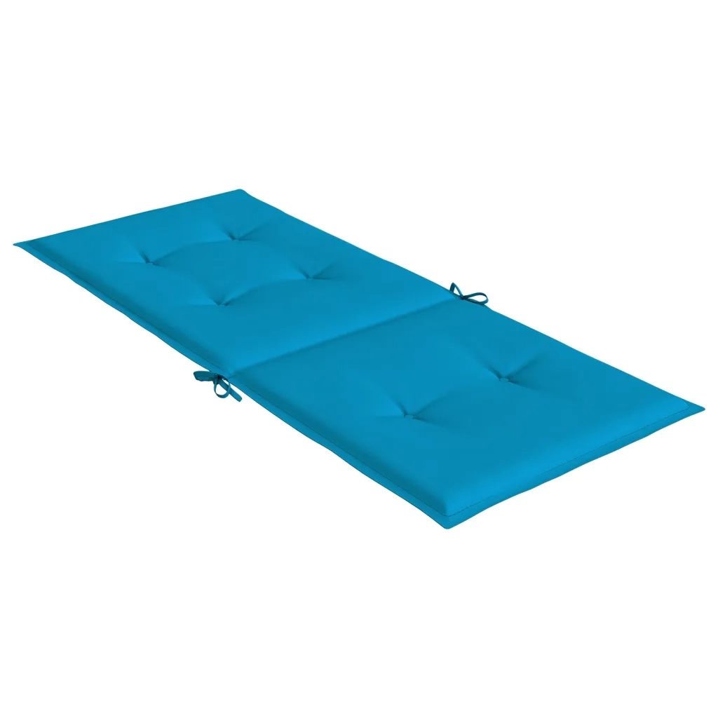 Cuscini per Sedie 4 pz | Cuscini per sedie Blu 120x50x3 cm in Tessuto