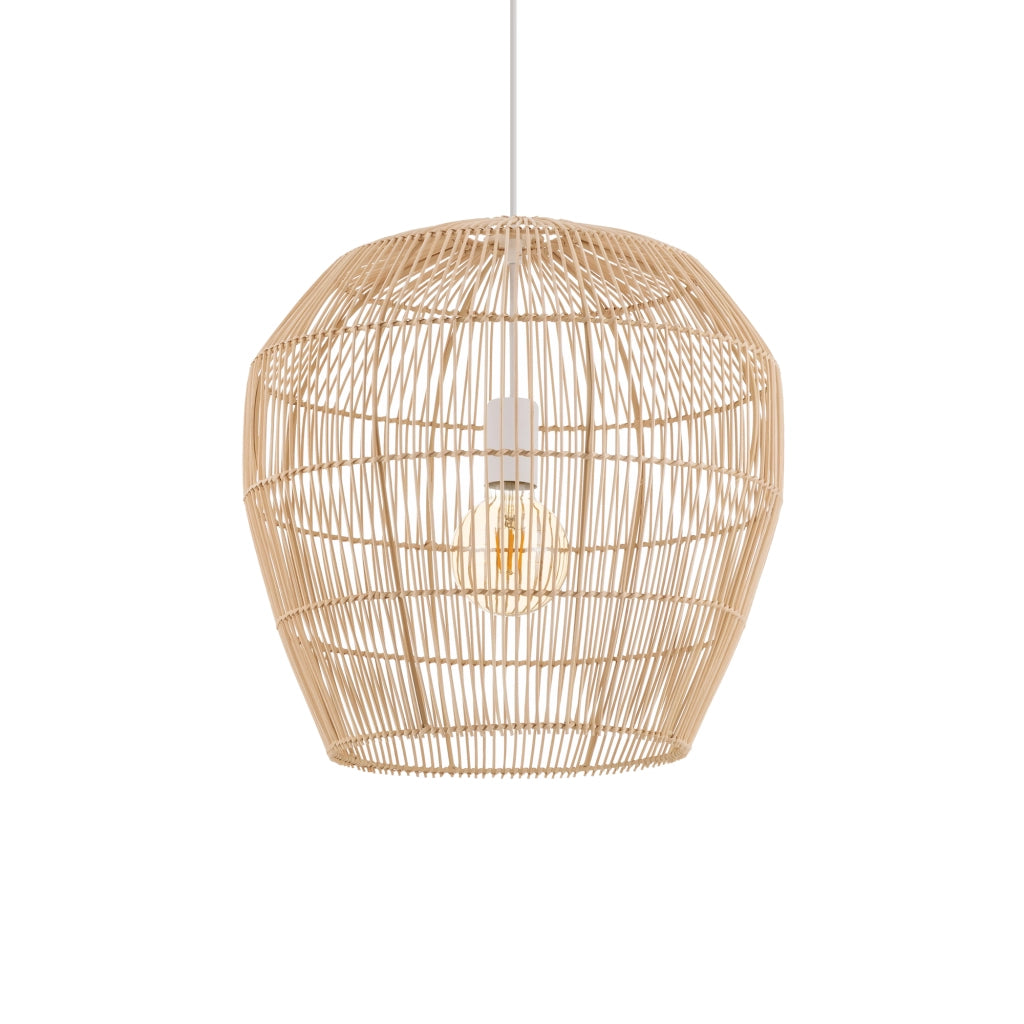 Lampada a sospensione bambù HAITI S E27 25W Nowodvorski