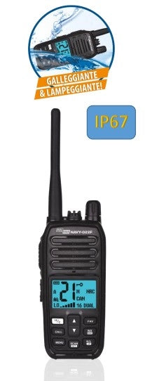 VHF NAUTICO GALLEGGIANTE NAVY-022F PORTATILE