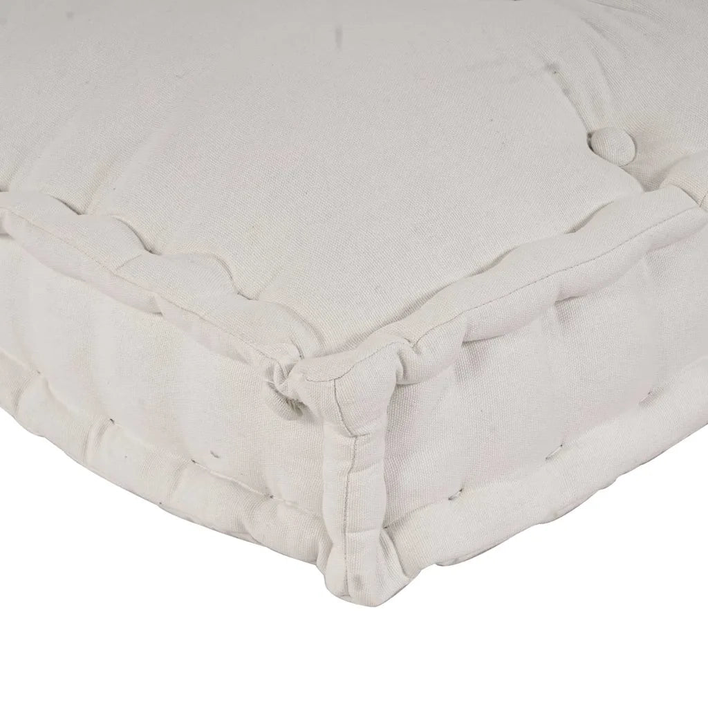 Cuscino per Divano Pallet 3 pcs Crema 120 x 80 x 34 cm Tessuto 4019080