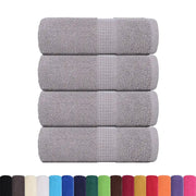 Asciugamani da bagno FROGN 4 pz Grigio 30x30 cm 360 g/m² 136825