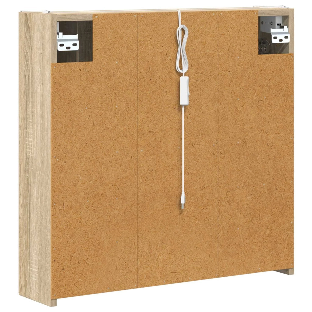 Mobiletto per specchio da bagno Rovere Sonoma 889249