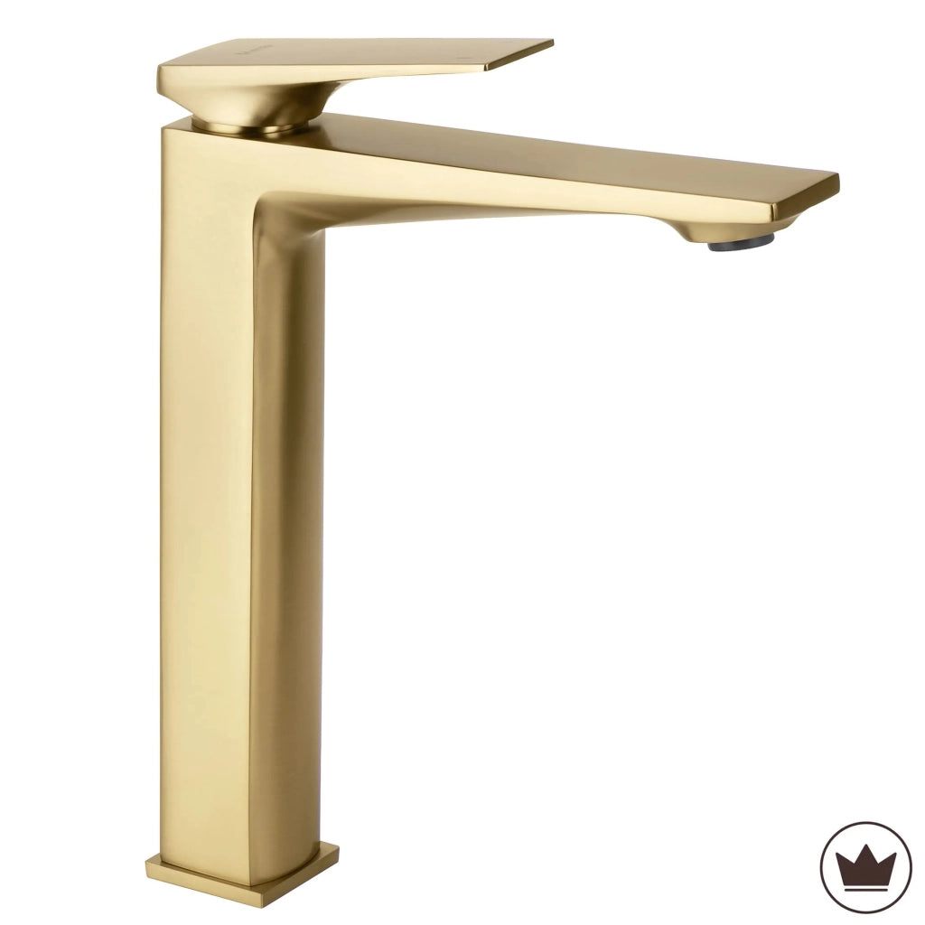 Rubinetto Da Lavabo Premium Rea Prime Brush Gold High