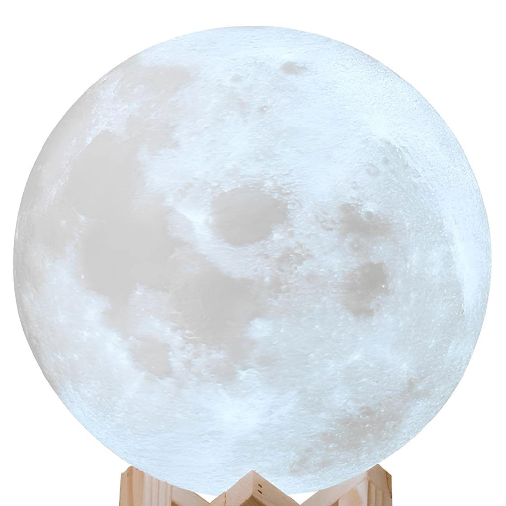 Luce notturna per bambini modello Viaggio sulla Luna Bianco / Blu TechKidz