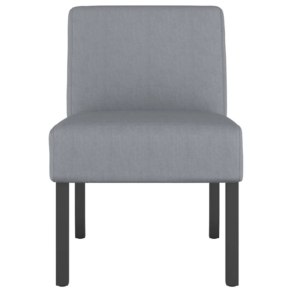 Poltrona | Sedia Pantofola in Tessuto Grigio Chiaro
