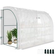 Serra da Giardino 3 Ripiani ¨C Xylo ¨C Copertura Plastica UV Resistente Bianco