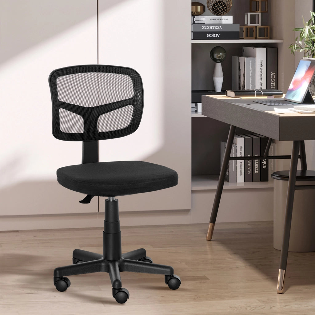 Sedia Ergonomica da Ufficio ¨C Minimal ¨C Rete, Regolabile in Altezza, Nero