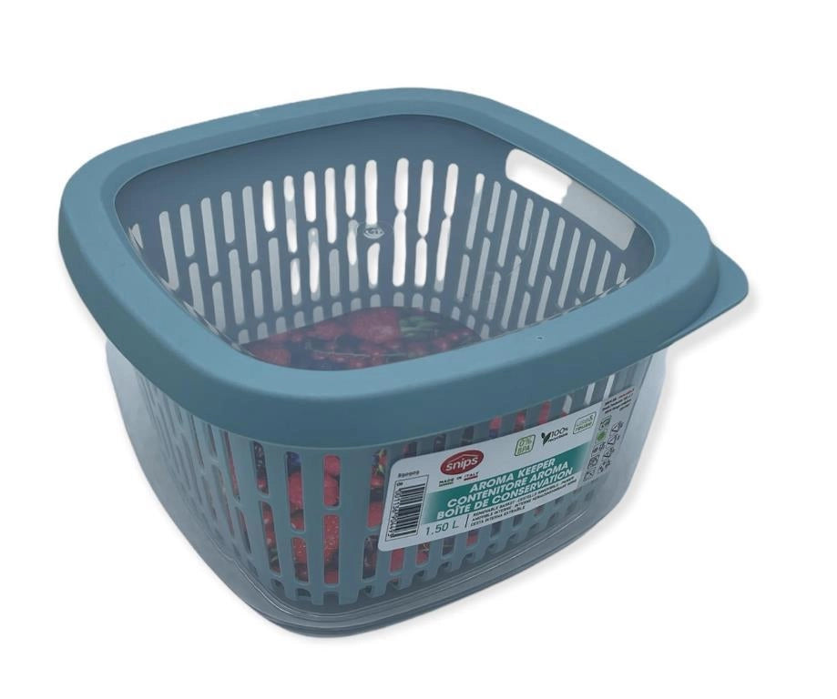 Contenitore Salvafreschezza Aroma Keeper Azzurro 1,5 Litri Snips