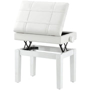 Sgabello regolabile in legno ¨C Minimal ¨C bianco