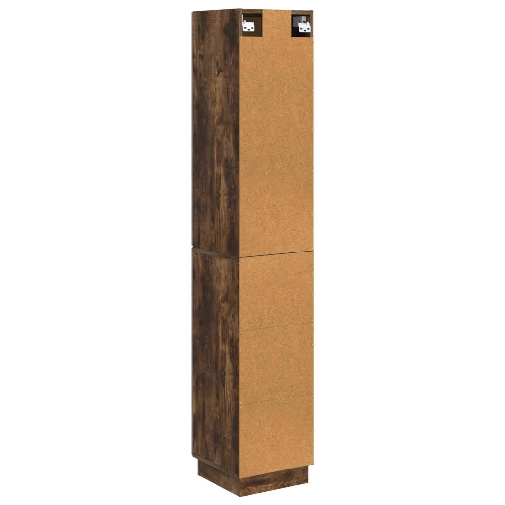 Set di armadi 2 pz Rovere Fumo Legno ingegnerizzato 3416795