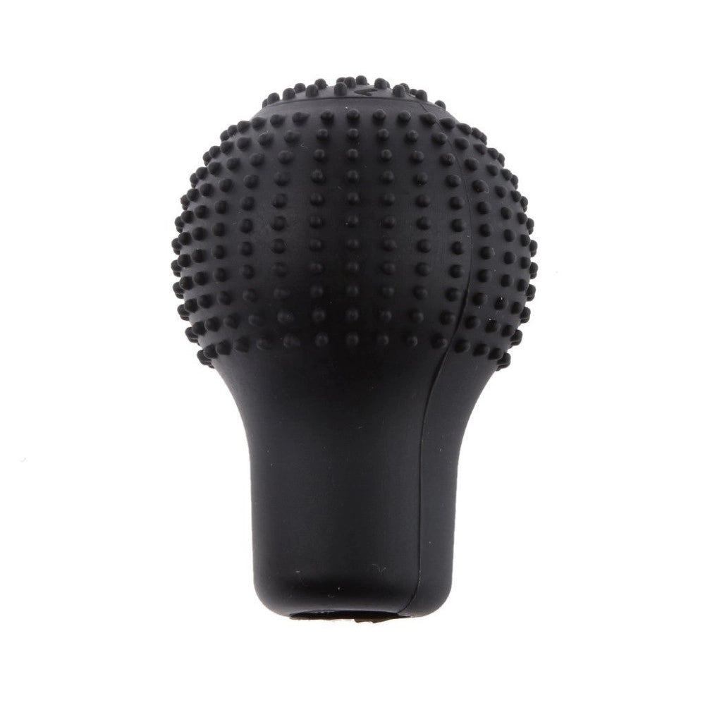Trade Shop - Copripomello In Silicone Copri Pomello Leva Cambio Protezione Universale Nero -