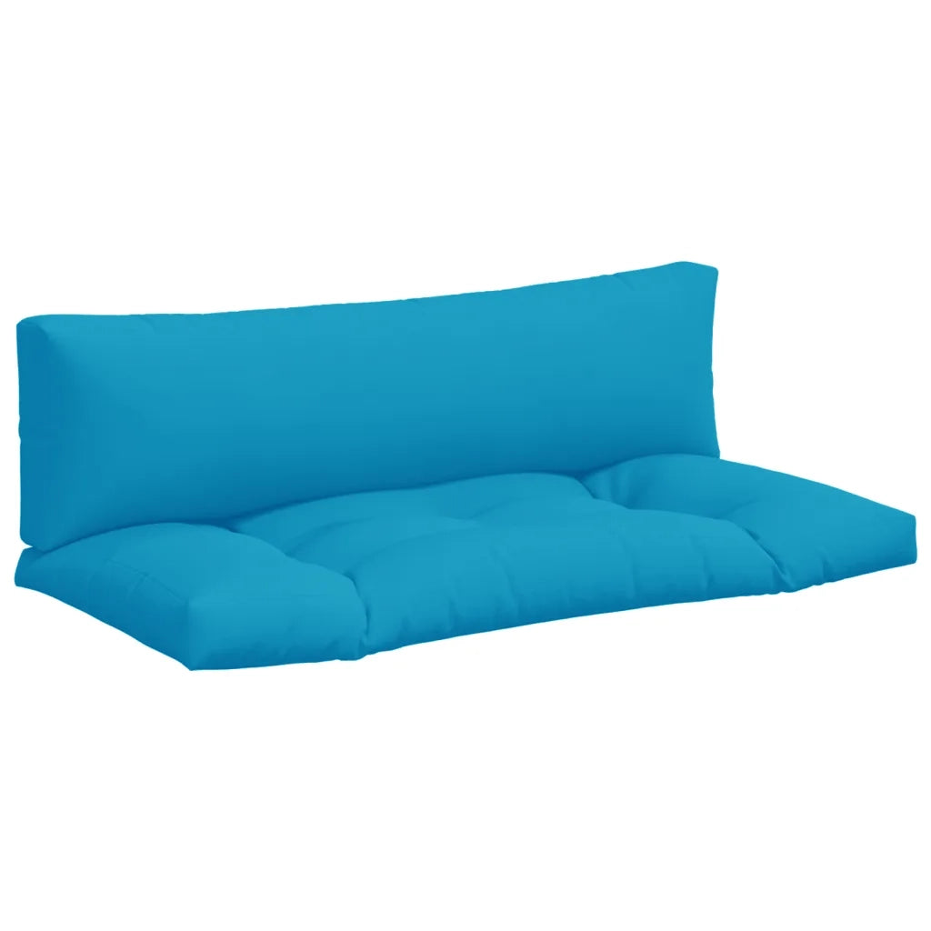 Cuscini per Pallet 2 pz | Cuscini per sedie Azzurro in Tessuto