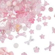 Acquario Acrilico 100g - Colori Rosa Mista - Opaco/Translucido - Filo per Creazione di Gioielli - Diametro: 1,2 ~ 4 mm - Materiale di Alta Qualità