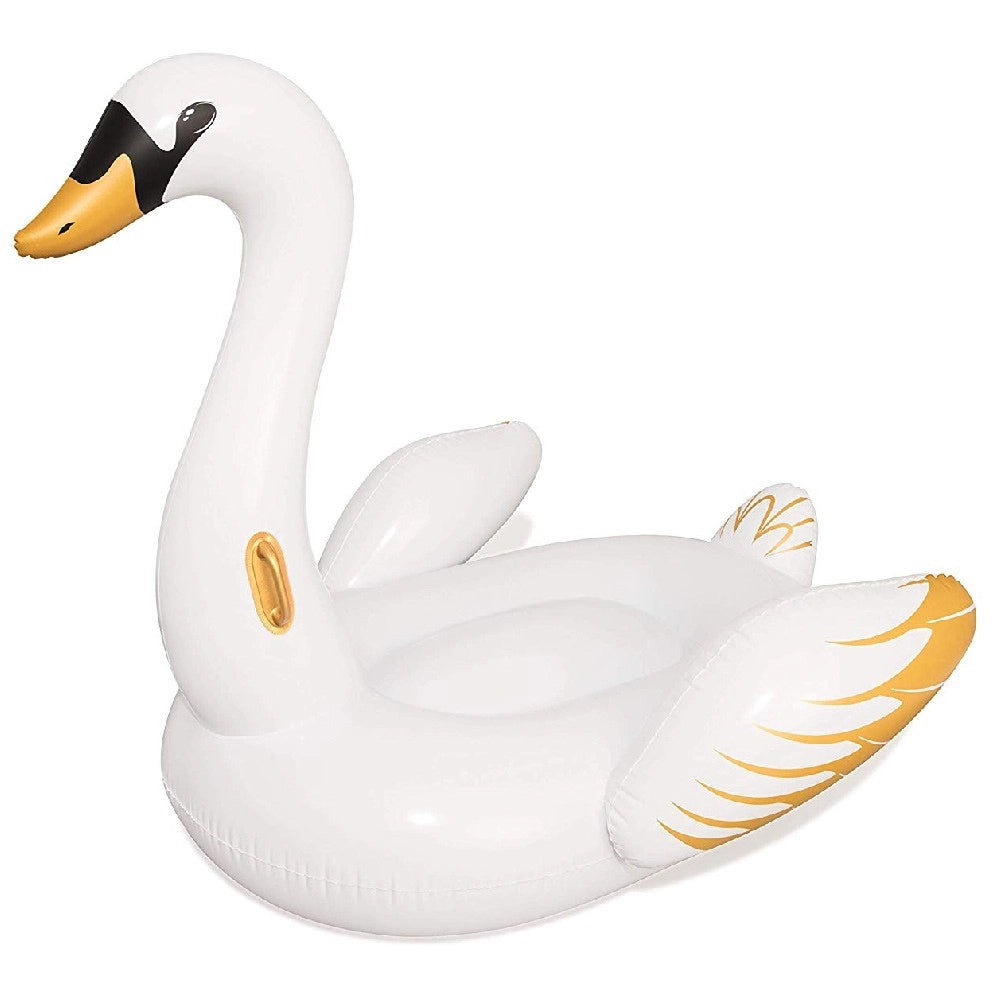 Cigno Fashion Luxury Cavalcabile Gigante 169 X 169 Cm Bianco E Oro Isola         