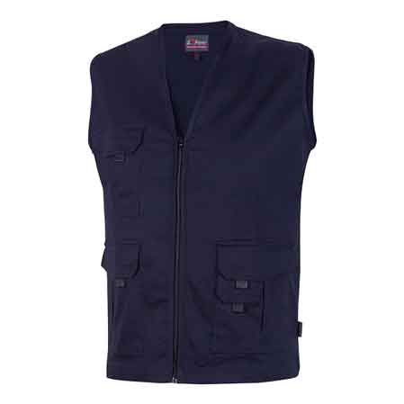 GILET MULTITASCHE 'CHICA' BLU Tg. M - UPOWER
